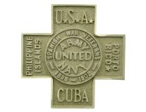 Spanish War Aluminum Grave Marker