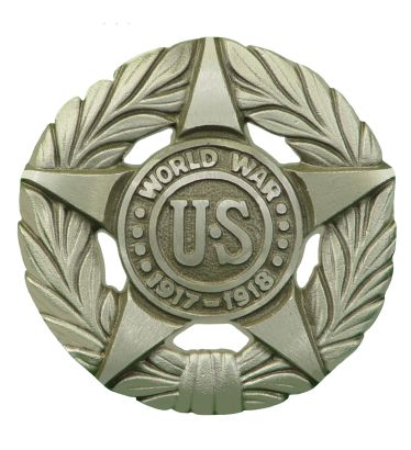 World War I Aluminum Grave Marker