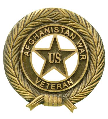 Afghanistan War Bronze Grave Marker