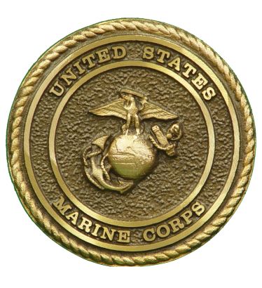 Marine Bronze Grave Marker