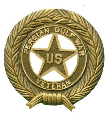 Persian Gulf War Bronze Grave Marker