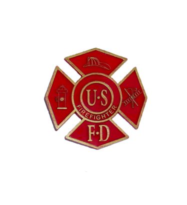 U.S. Firefighter Plastic Grave Marker