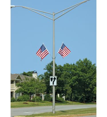 3'x5' U.S. Flag Heavy-Duty Street Pole Mounting Kit