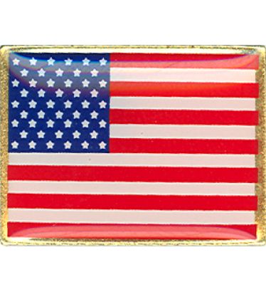 Large US Flag Lapel Pin