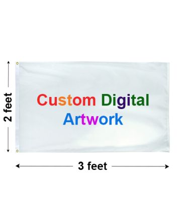 2'x3' Commercial-Basics Custom Digital Flags