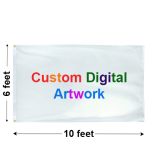 6'x10' Commercial-Basics Custom Digital Flags