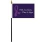 Custom 4"x6" Double Face Polyester Stick Flags