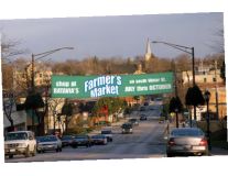 Custom 3'x16' Double Sided Vinyl Over the Road Banners