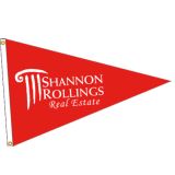 Custom 12"x18" Double Face Pennants