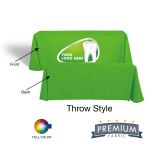 All-Sided Premium Custom Table Throw Cover 