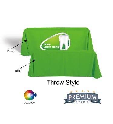 All-Sided Premium Custom Table Throw Cover 