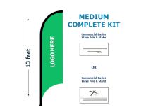 KIT - Medium Commercial-Basics Wave Custom Banner