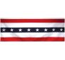 3'x8' Printed Stars & Stripes Flat - Cotton