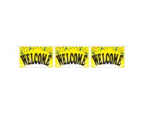 60' Welcome Mini Message Pennants