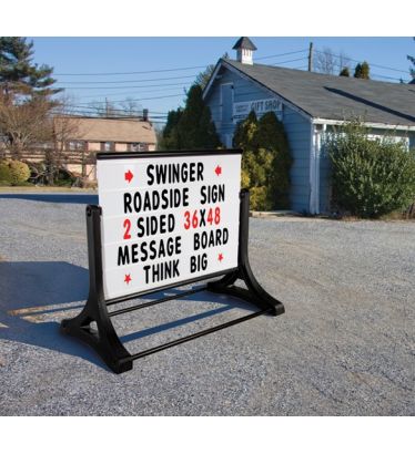 Standard Swinger Roadside Sign