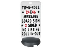 Standard Tip & Roll Message Board