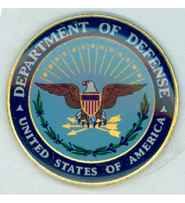 Department of Defense Round Lapel Pin