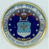 Department of the Air Force Round Lapel Pin