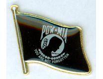 POW-MIA Flying Flag Lapel Pin