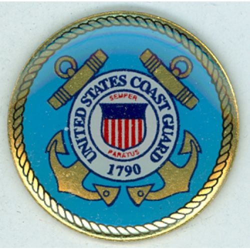 US Coast Guard Round Lapel Pin - U.S. Made Lapel Pins | Tuff Flags ...