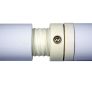 5' White Aluminum Spinning Pole