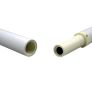 6' White Aluminum Spinning Pole