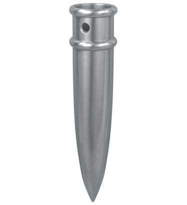 Silver Metal Pointed Bottom Ferrule