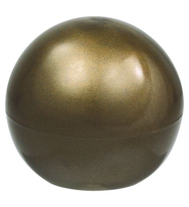 1-5/8" Gold Plastic Slip-on Ball for 1" Pole - Indoor/Parade