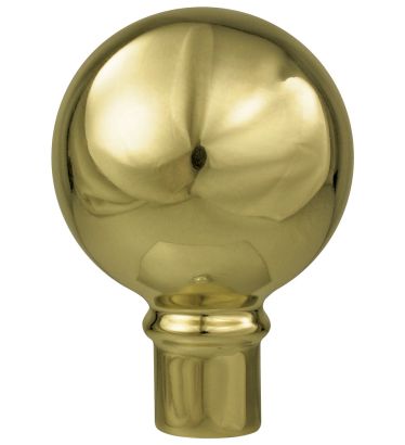 3" Gold Metal Parade Ball for Oak Poles - Indoor/Parade