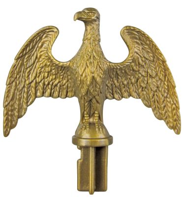 Gold Gilt Plastic Slip-Fit Eagle for 1" Aluminum Pole - Indoor/Parade