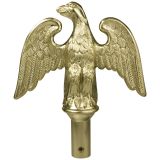 Gold Plated Plastic Eagle Ornament - Indoor/Parade