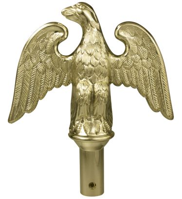 Gold Plated Plastic Eagle Ornament - Indoor/Parade