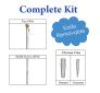 Removable Deluxe Avenue of Flags Pole Kits