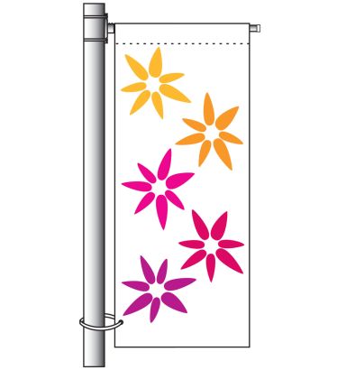 24" Single Street Banner Mounting Kit