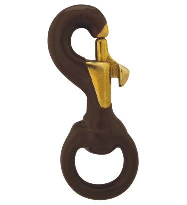 Rubber Coated Brass Swivel Snaphooks