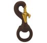 Rubber Coated Brass Swivel Snaphooks