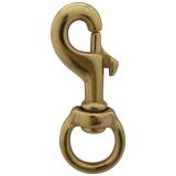 Solid Brass Swivel Snaphook