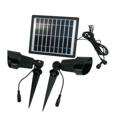 24 LED Commercial Solar Spot Light Kit - Remote Control