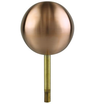 10" Copper Ball Ornaments - Outdoor