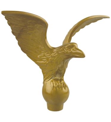 12" Gold Metal Eagle Ornament