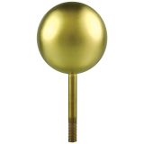 5" Gold Leaf Copper Ball Ornaments - Outdoor