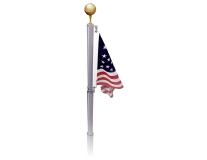 21' Residential Aluminum Telescopic Flagpole Kit