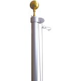 20' Homesteader Anodized Aluminum Flagpole Set