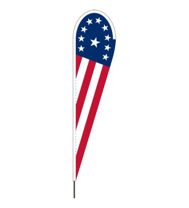 10'x30" Stars & Stripes Blade Flag