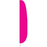 7'x17" Magenta Feather Flag