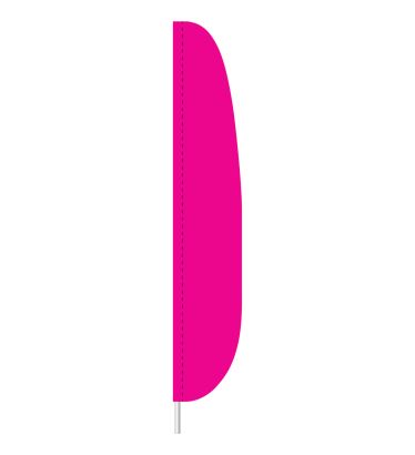 7'x17" Magenta Feather Flag