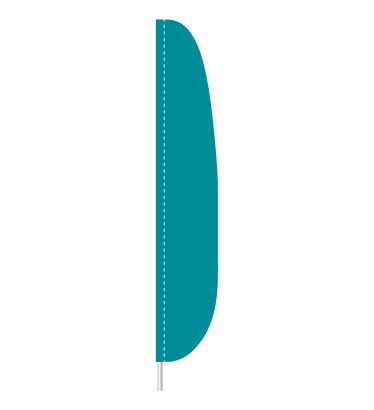 7'x17" Parrot Blue Feather Flag