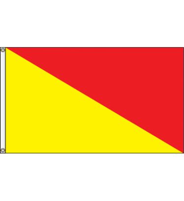 4'x6' Diagonal Attention Flags