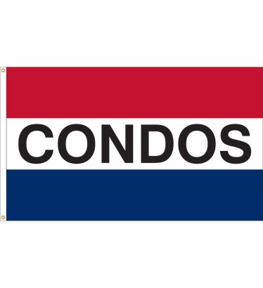 3'x5' Condos Message Outdoor Nylon Flag