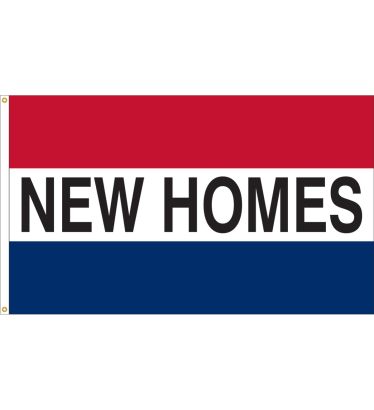 3'x5' New Homes Message Outdoor Nylon Flag